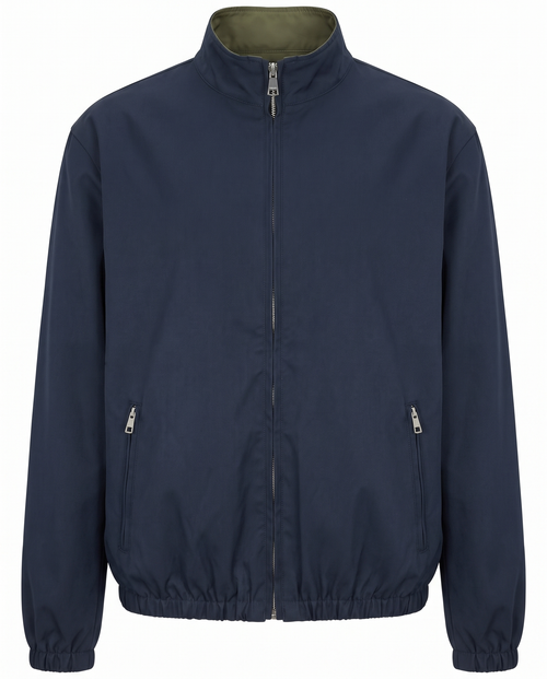 The Double-Faced Jacket, Navy side