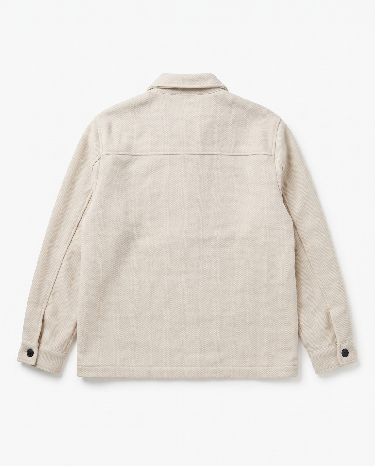 The Overshirt in Cream, back