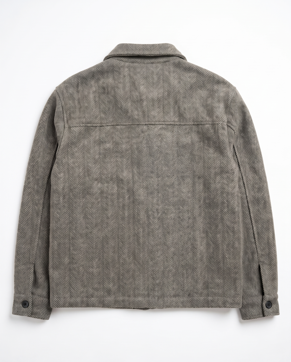 The Overshirt in Olive, back