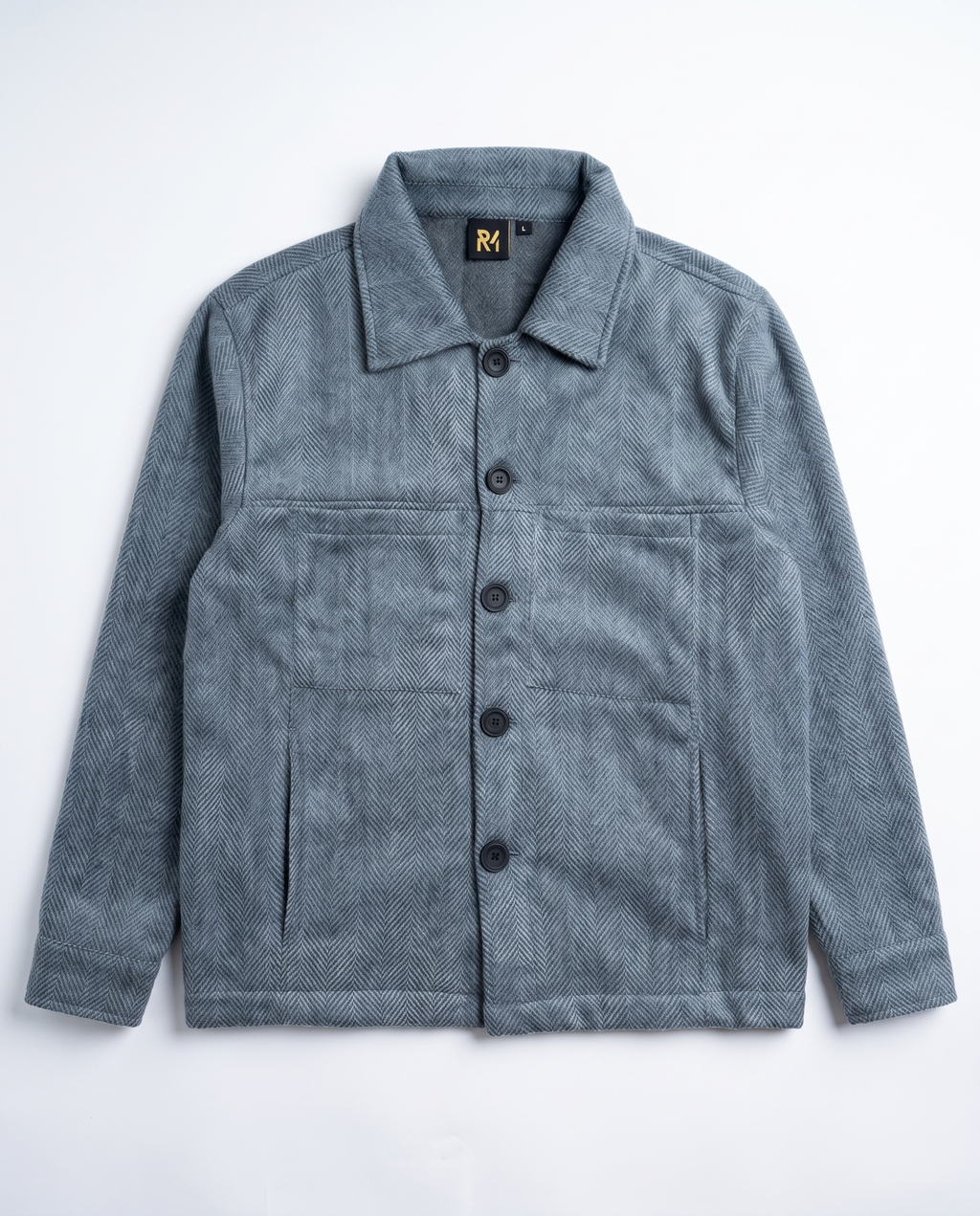 The Overshirt in Blue, front