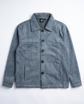 The Overshirt in Blue, front