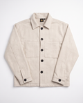 The Overshirt in Cream, front