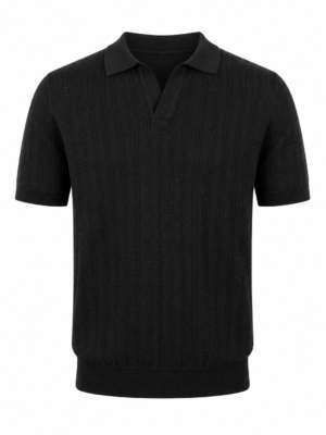 Open Knit Polo