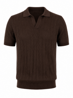 Open Knit Polo
