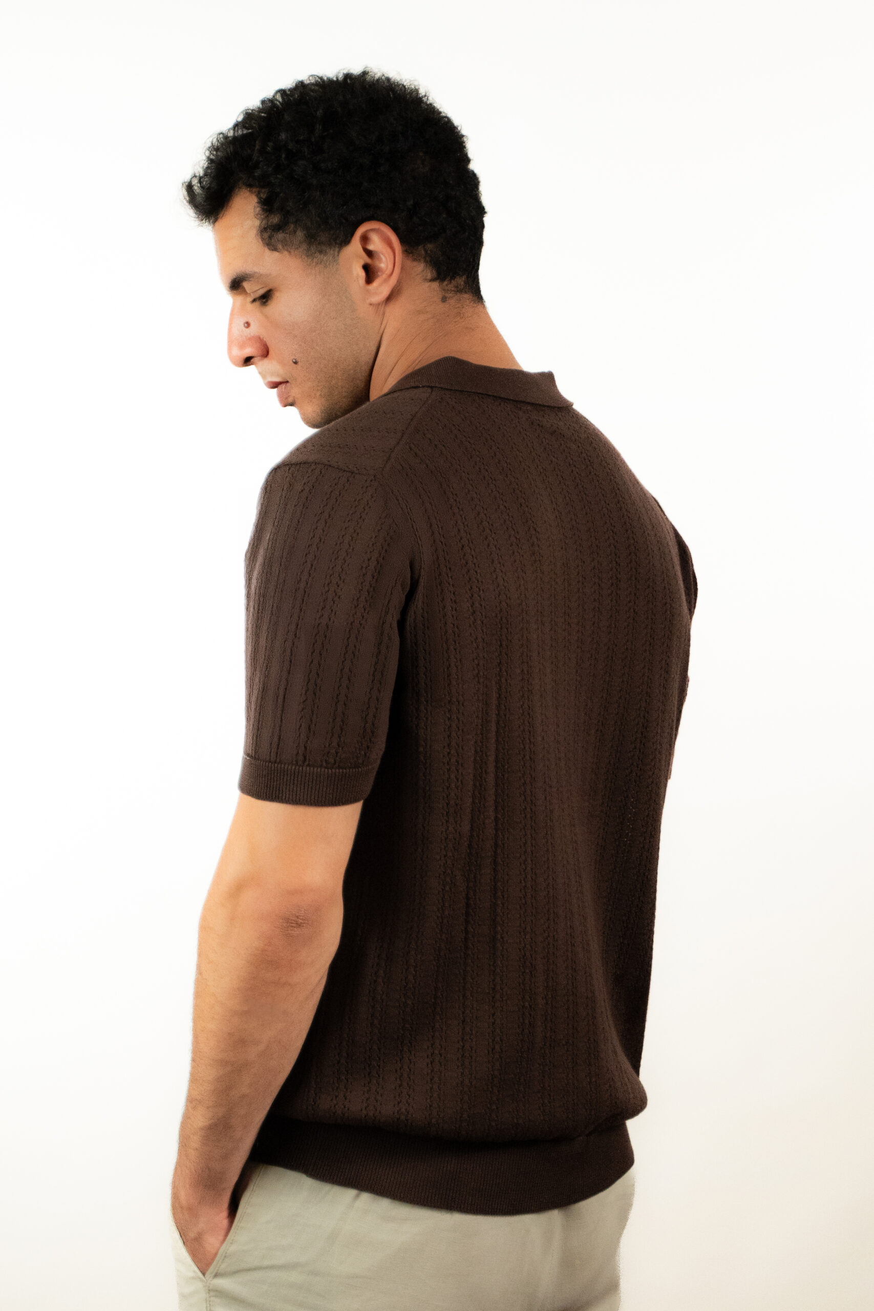 Open Knit Polo - Image 4