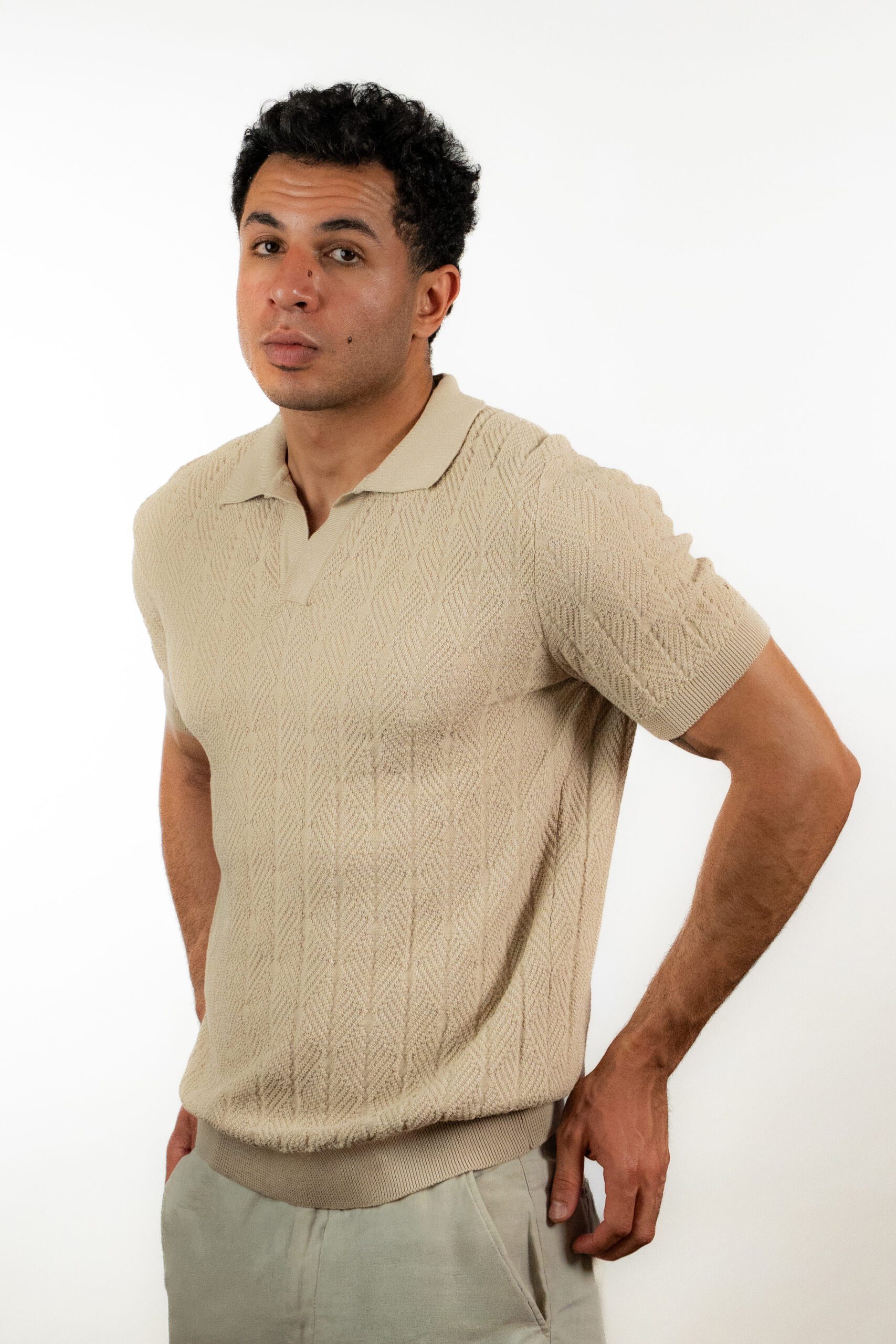 Diamond Knit Polo - Image 5