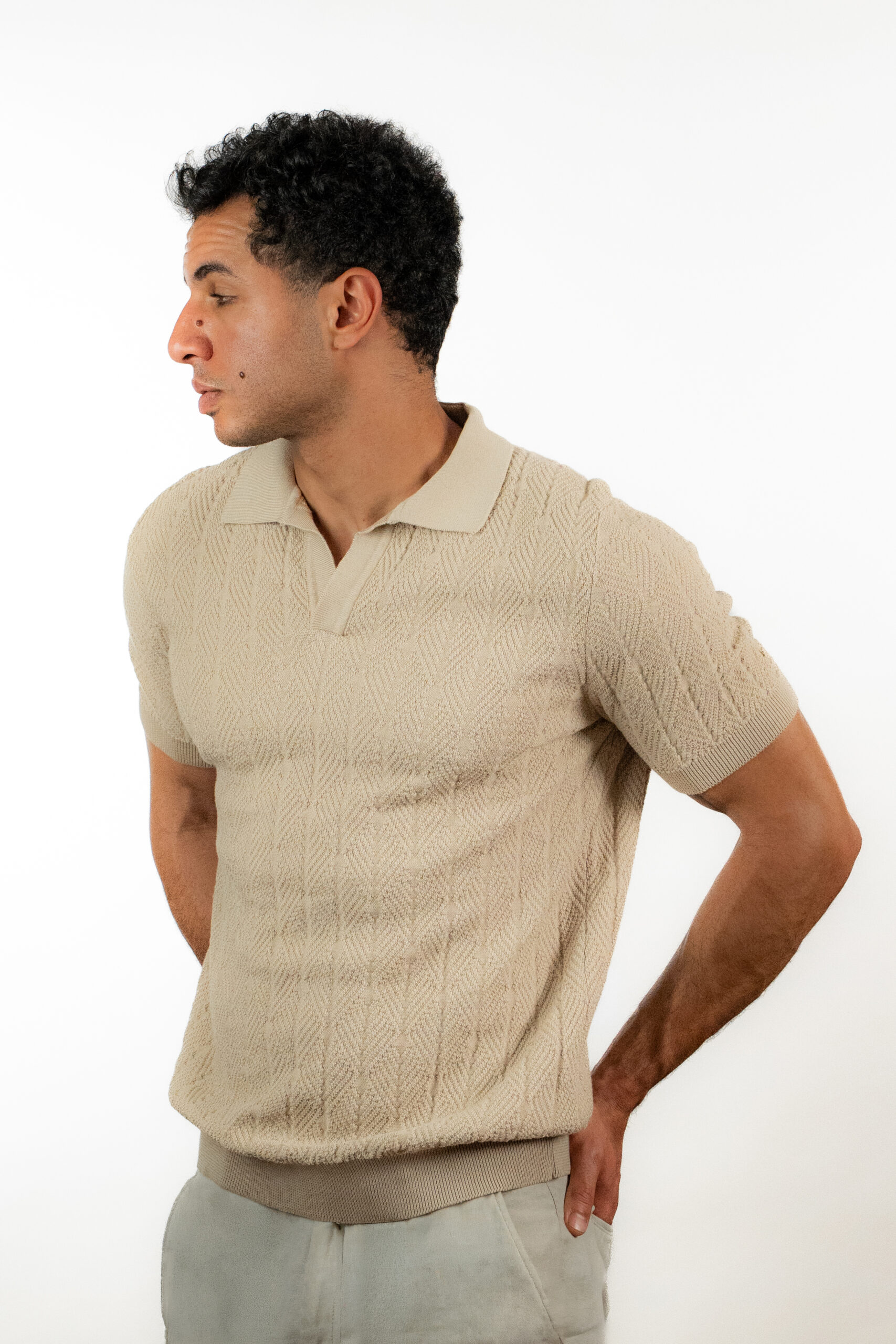 Diamond Knit Polo - Image 4