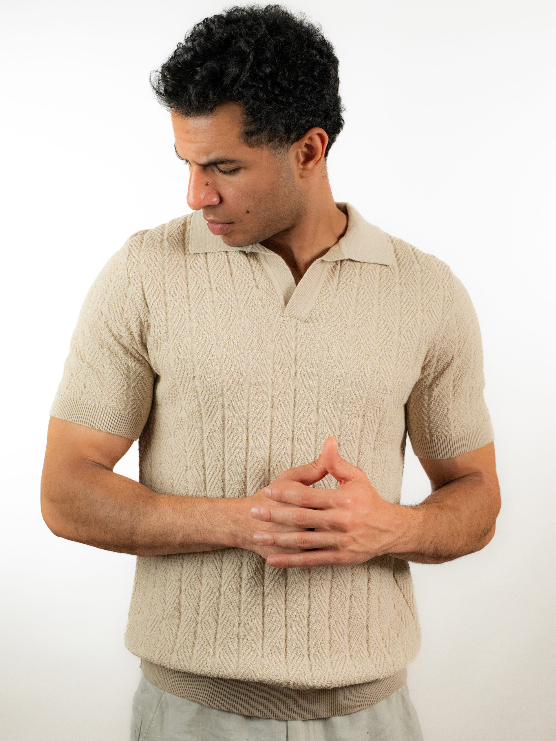 Diamond Knit Polo - Image 2