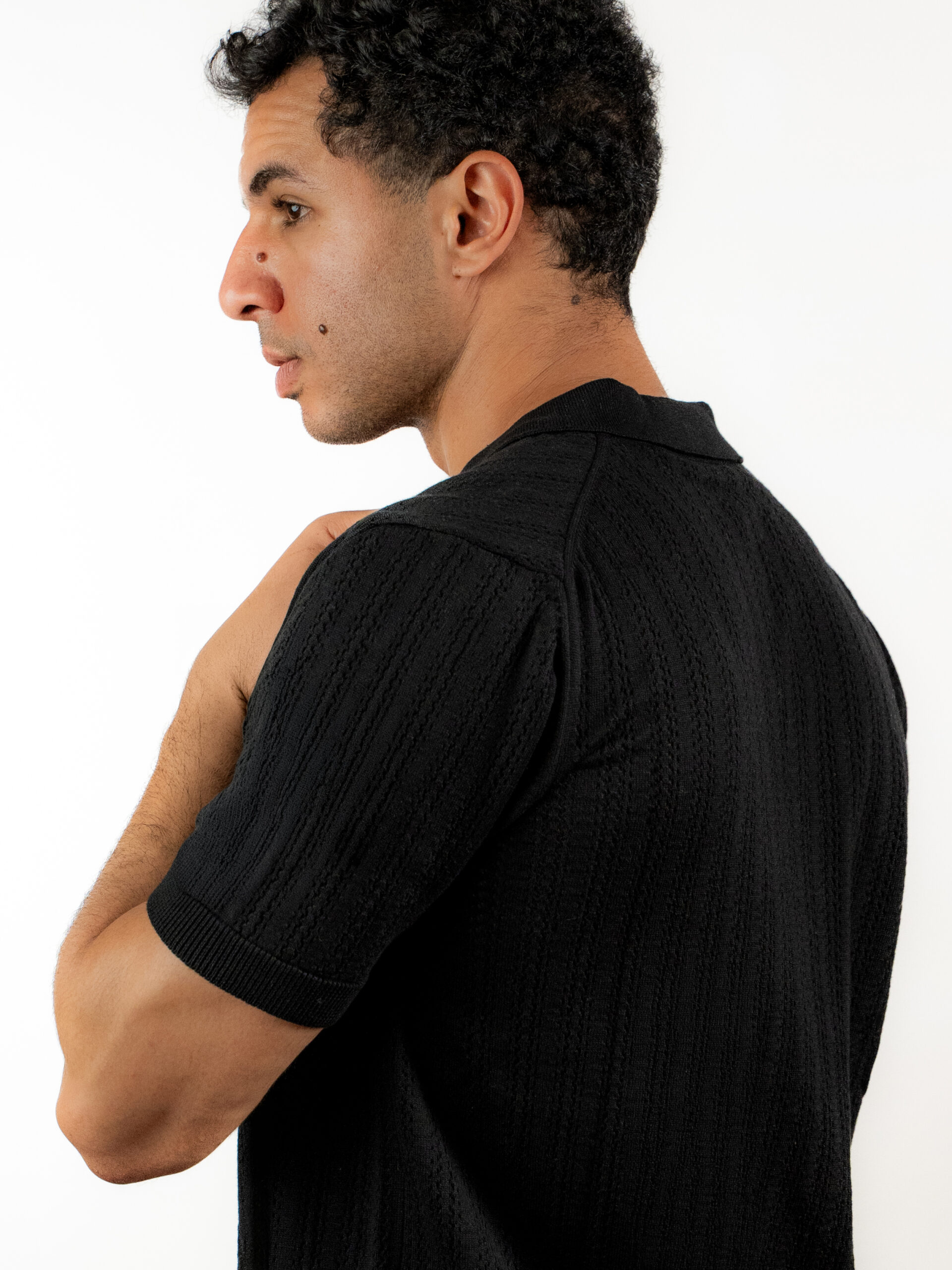 Open Knit Polo - Image 2