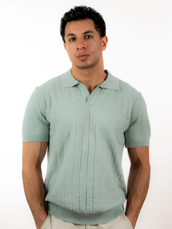 Diamond Knit Polo