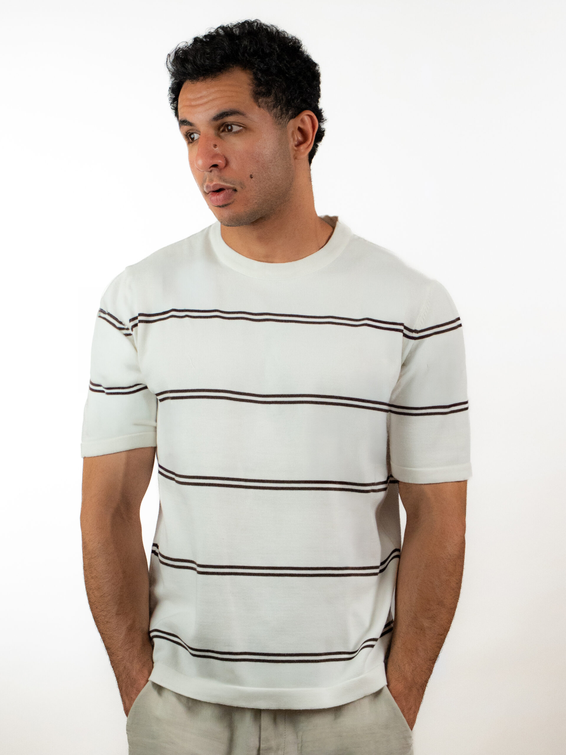 Stripped Crew Neck Knit - Image 3