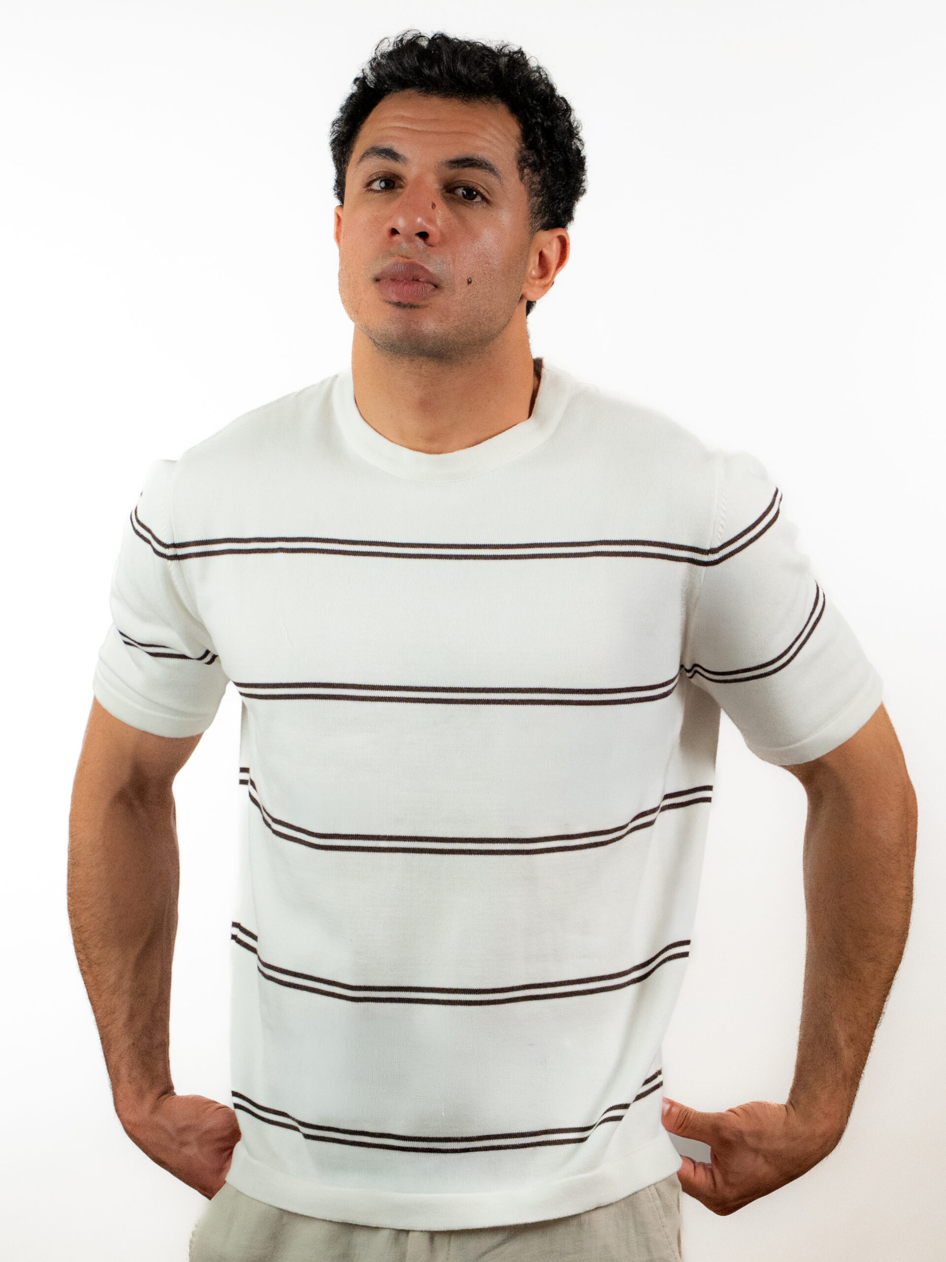 Stripped Crew Neck Knit - Image 2