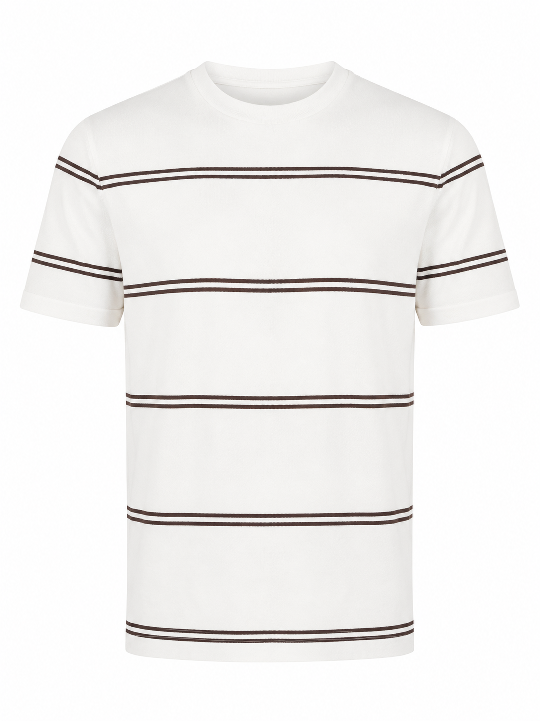 Stripped Crew Neck Knit